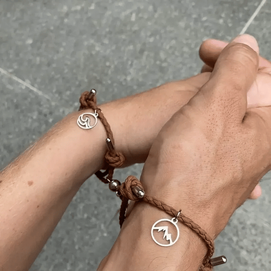 Magnetic Leather Bracelets