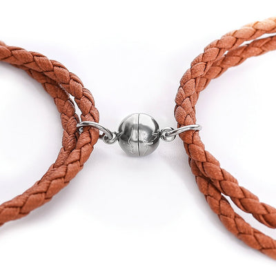 Magnetic Leather Bracelets