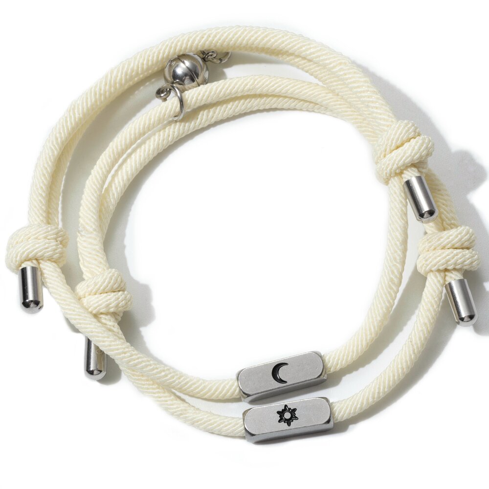 Magnetic Moon & Sun Bracelets