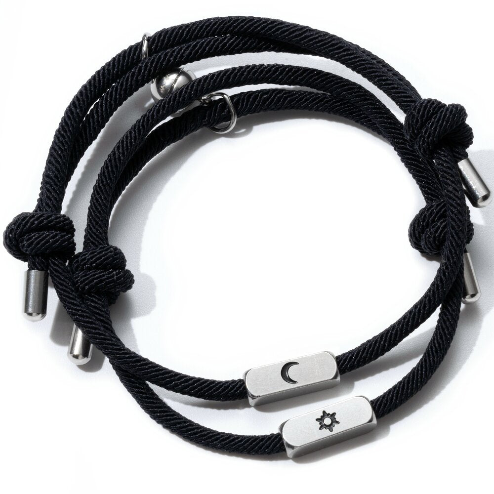 Magnetic Moon & Sun Bracelets