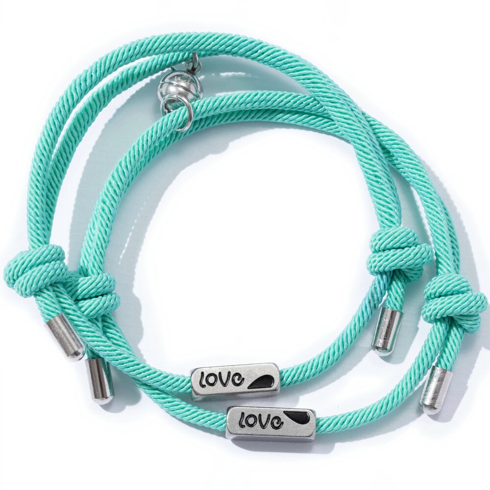 【Z23382】LOVE BRACE Magnetic Love Bracelets – Magnetic Couples Bracelets
