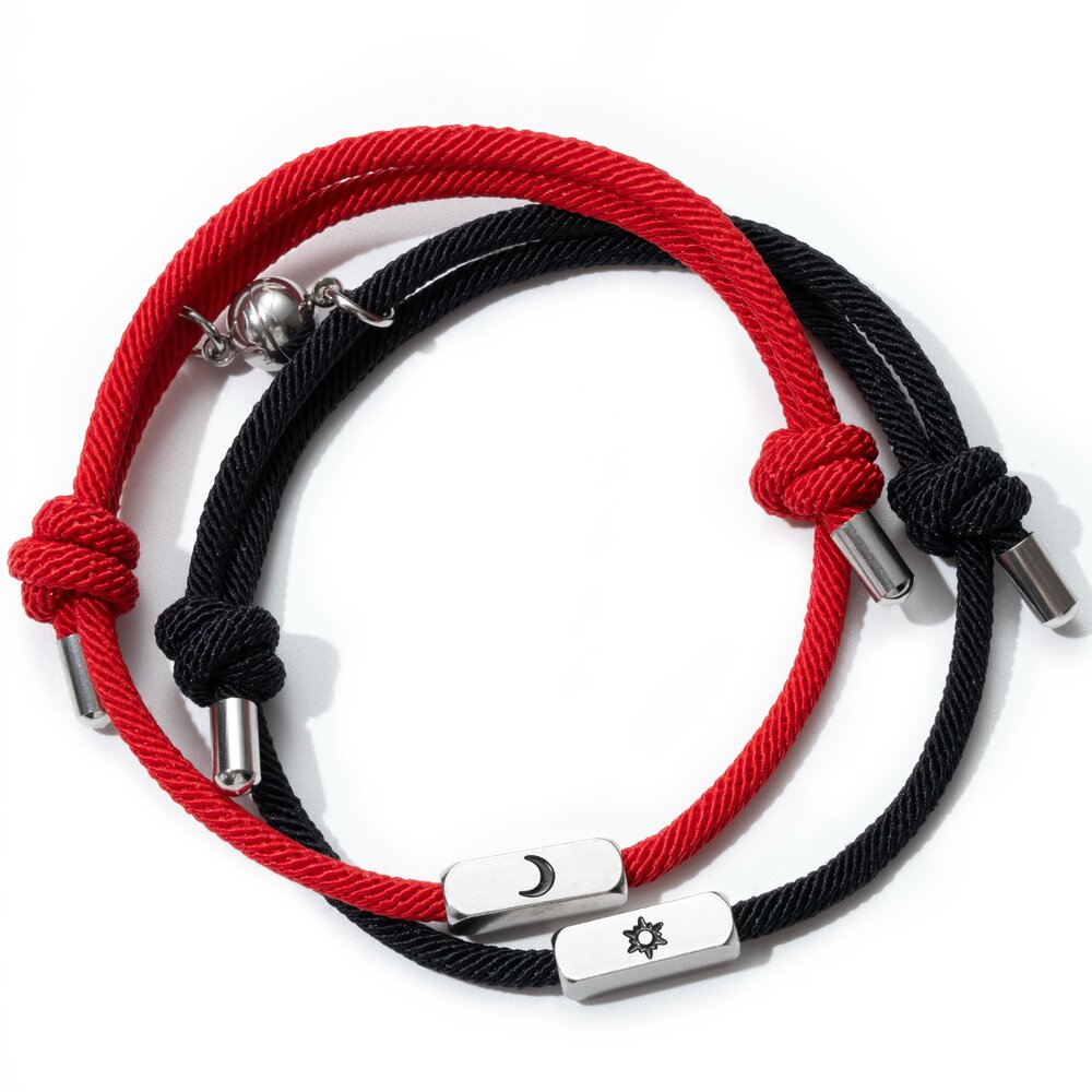 Magnetic Moon & Sun Bracelets
