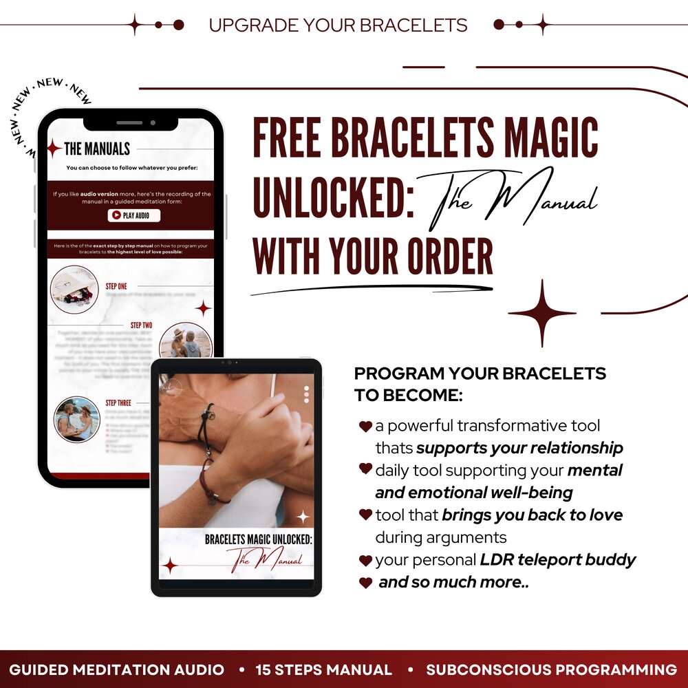 Magnetic Graphite Bracelets