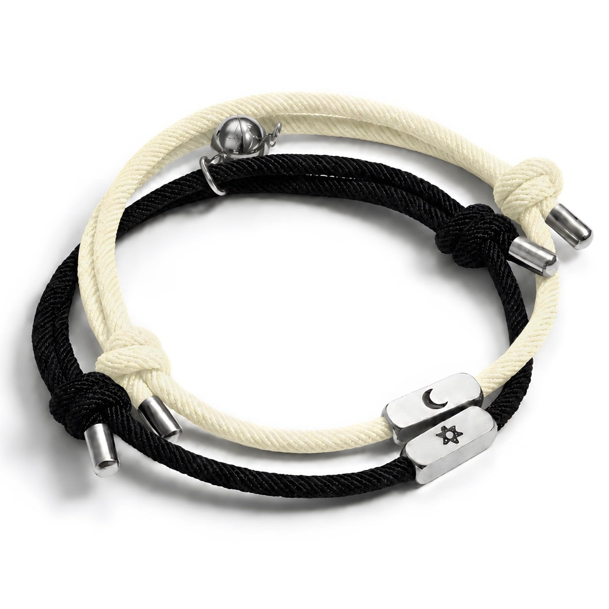 Magnetic Moon & Sun Bracelets