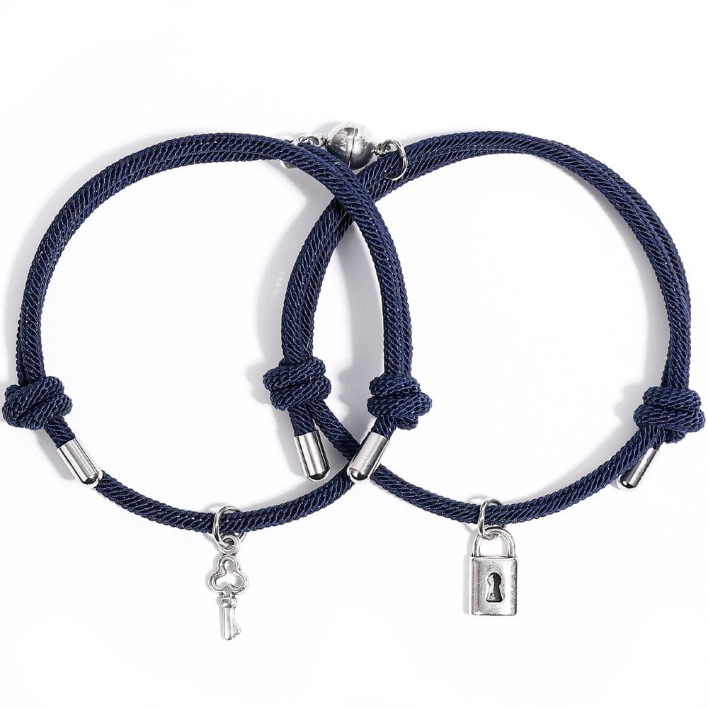 Magnetic Key & Lock Bracelets