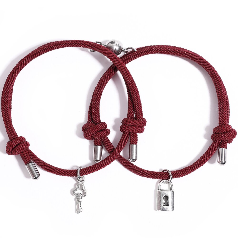 Magnetic Key & Lock Bracelets