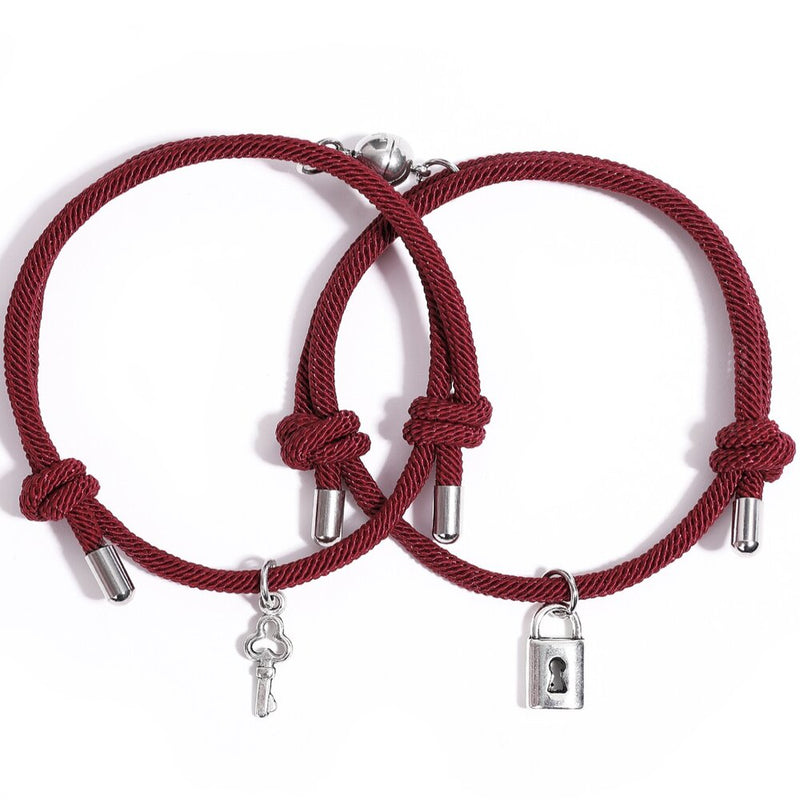 Magnetic Key & Lock Bracelets