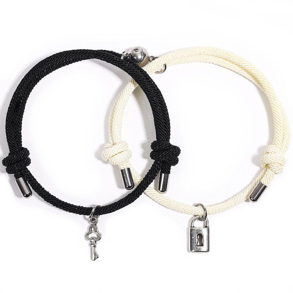 Magnetic Key & Lock Bracelets