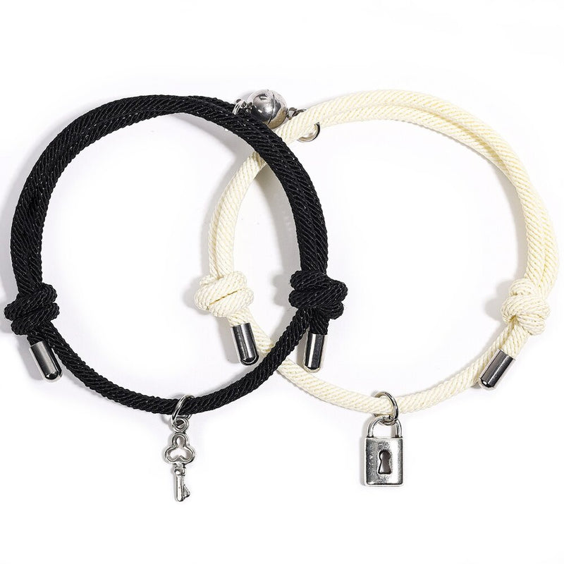 Magnetic Key & Lock Bracelets – Magnetic Couples Bracelets