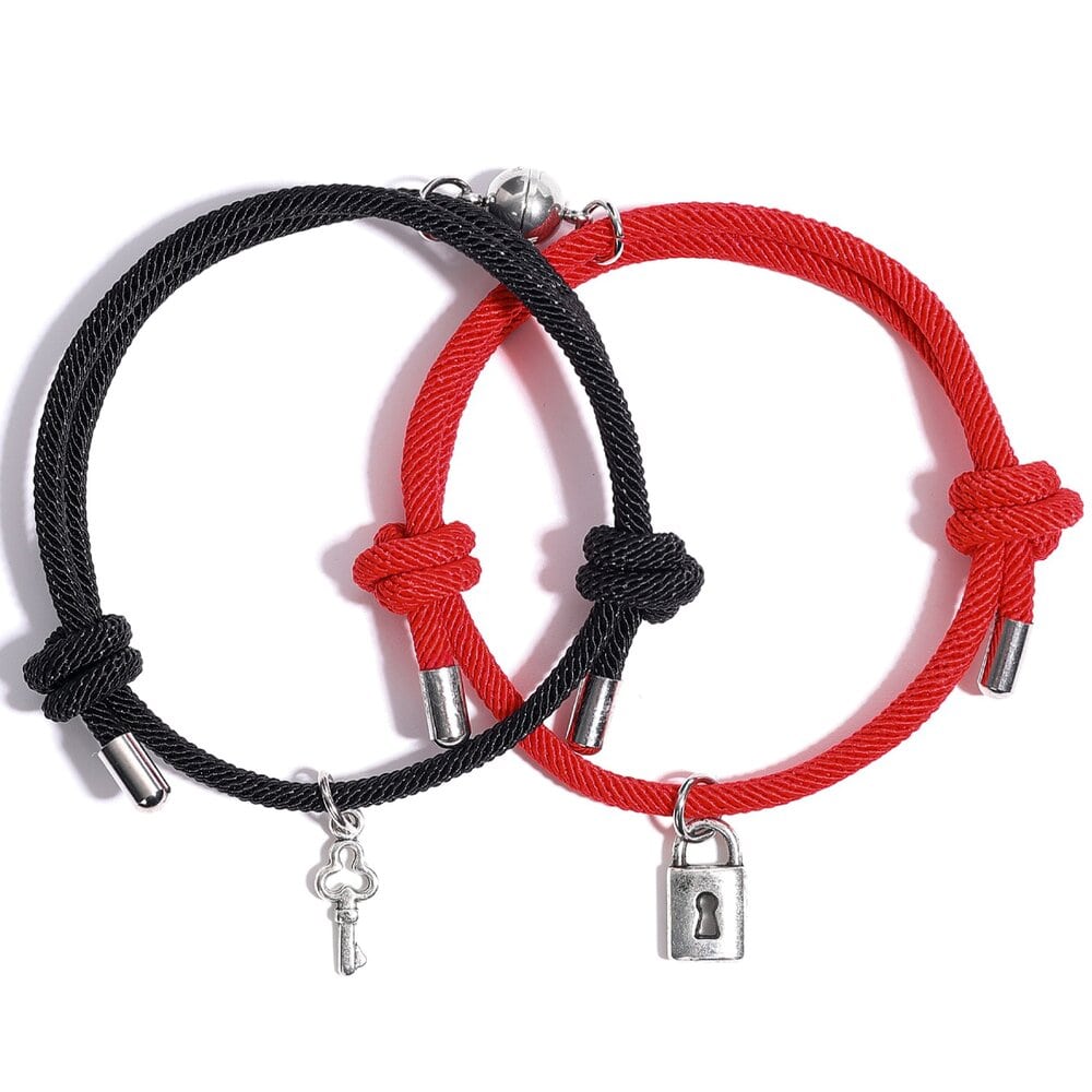 Magnetic Key & Lock Bracelets