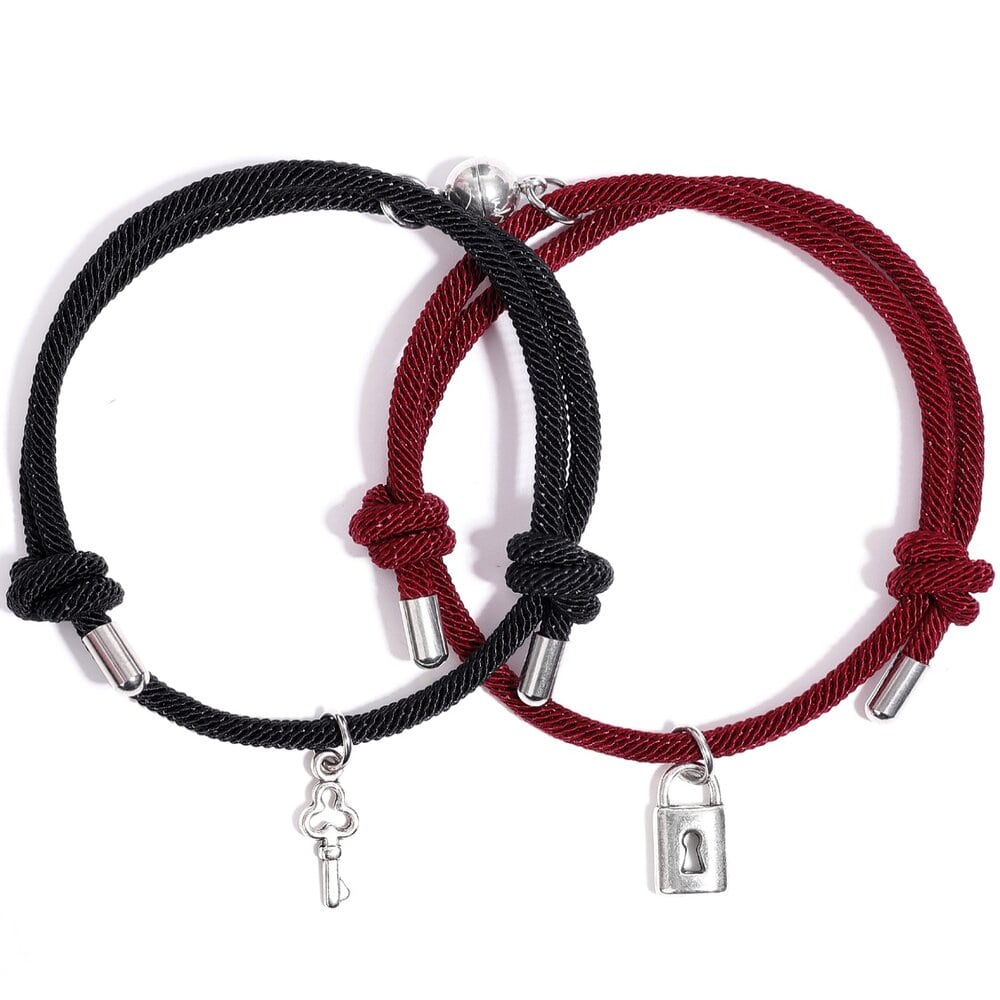 Magnetic Key & Lock Bracelets