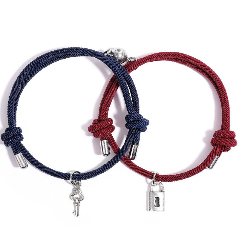 Magnetic Key & Lock Bracelets