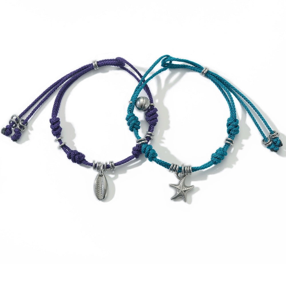 Magnetic Star & Shell Bracelets