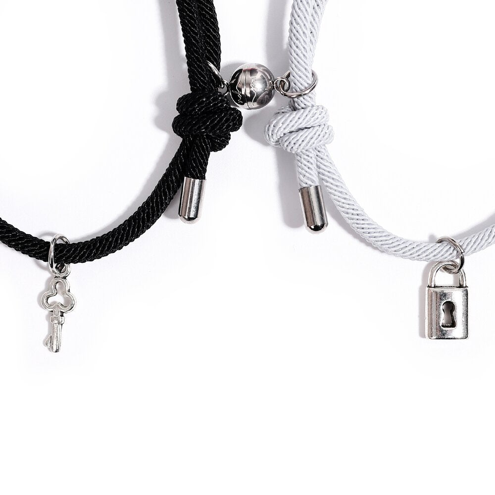 Magnetic Key & Lock Bracelets – Magnetic Couples Bracelets
