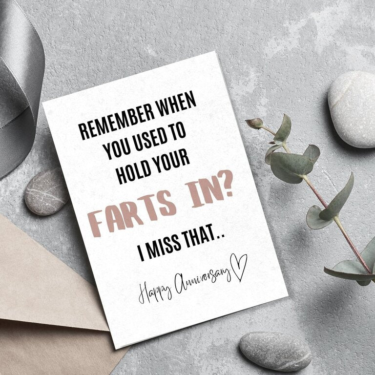 Funny Anniversary Love Card