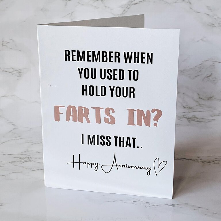 Funny Anniversary Love Card