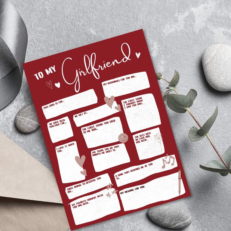 To My Boyfriend/Girlfriend Card