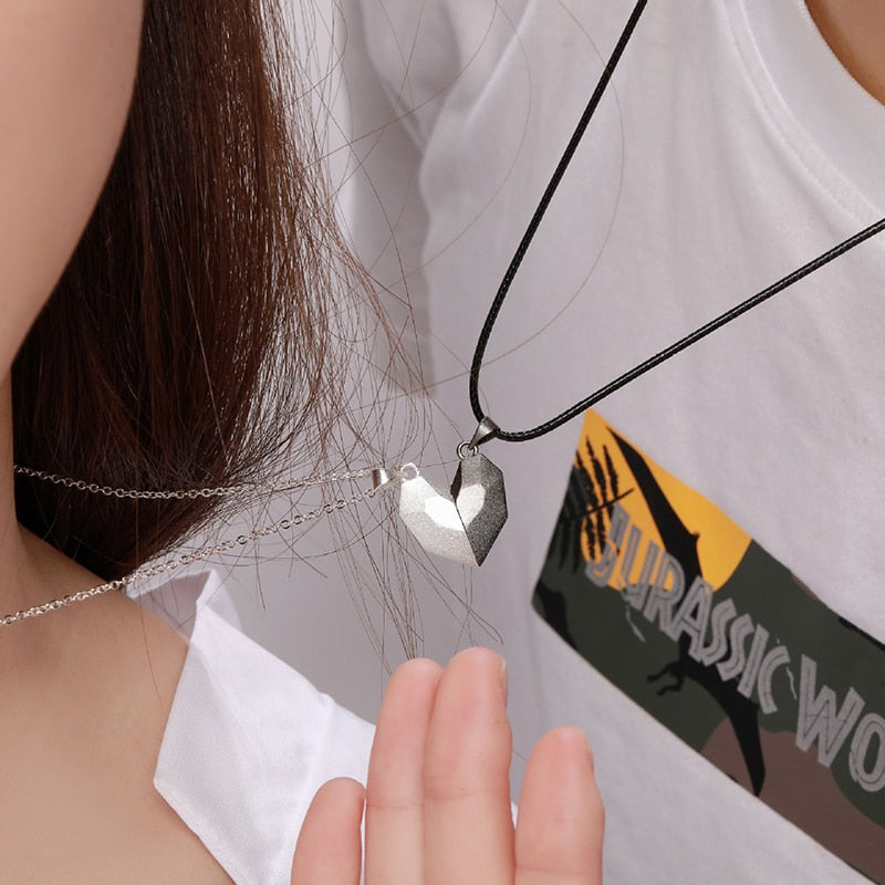 Magnetic Heart Necklaces