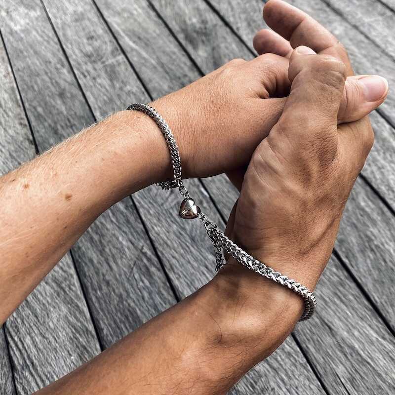 Magnetic Heart Bracelets – Magnetic Couples Bracelets