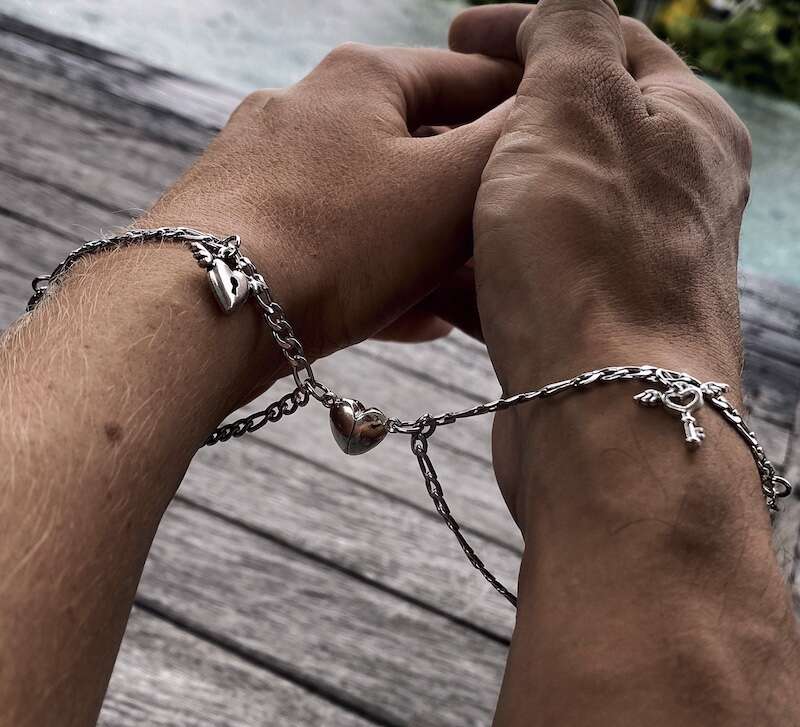 Magnetic Heart Couple/ Best Friends Bracelets Set of 2 – Bling Little Thing