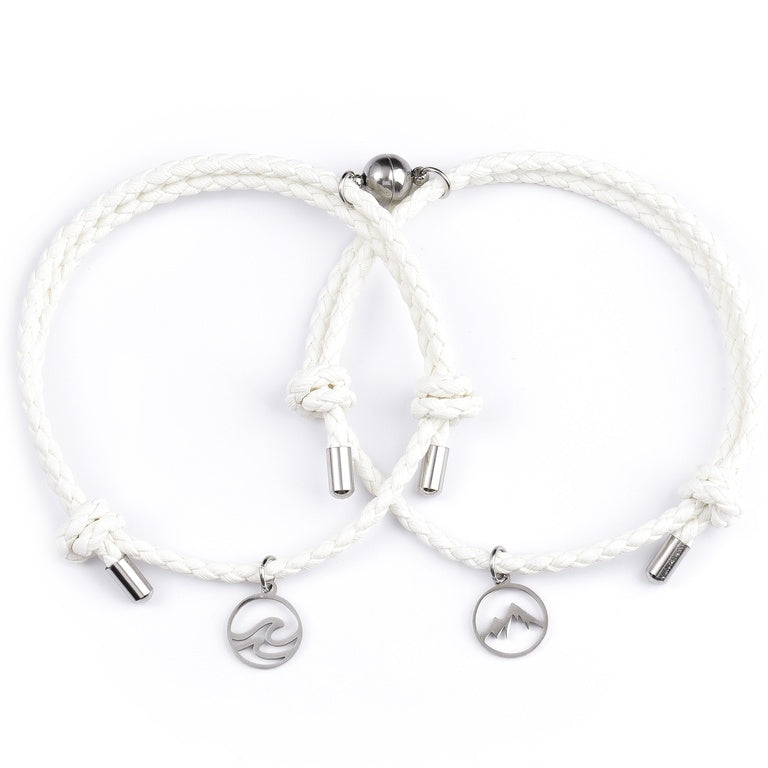 Magnetic Leather Bracelets