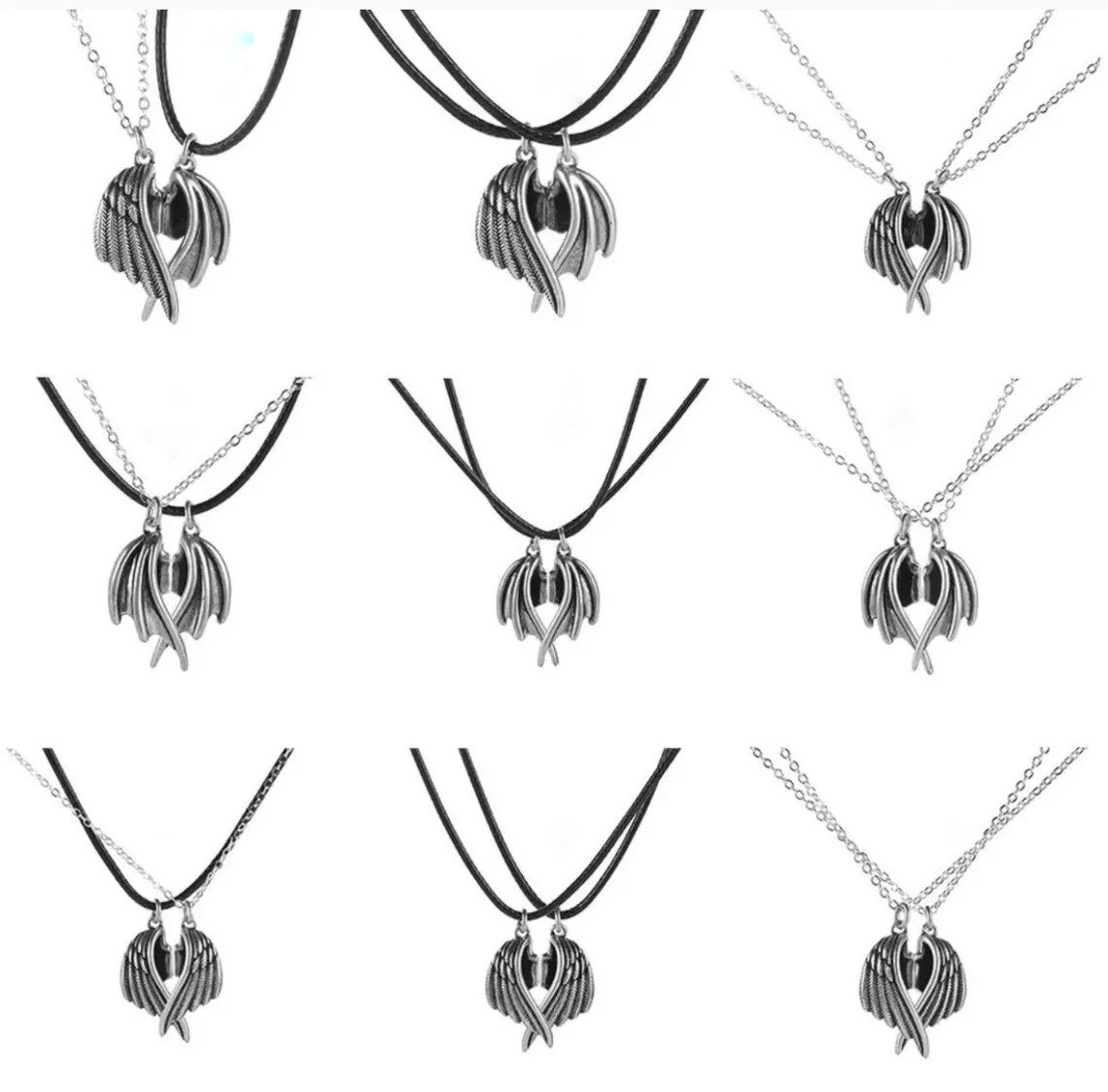 Magnetic Twin Flame Necklaces