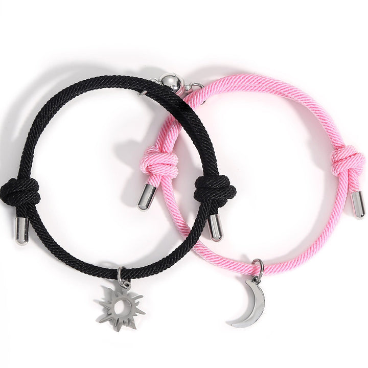 Magnetic Moon Sun Bracelets – Magnetic Couples Bracelets