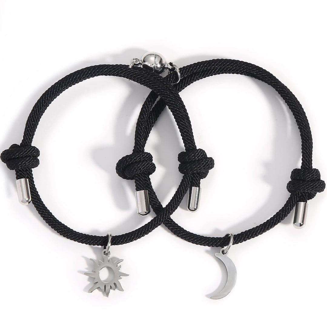 Sun And Moon Couple Bracelets That Connect To Each Other Sun Moon