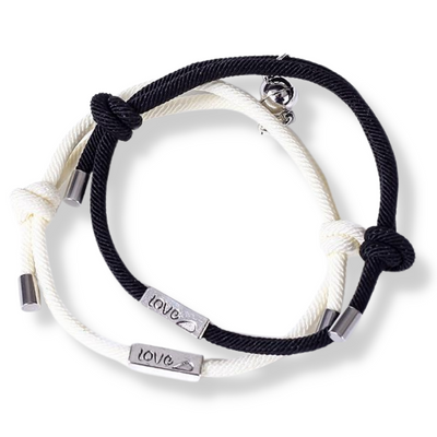 Custom Couple Bracelets Set Personalized Stainless Steel - Etsy