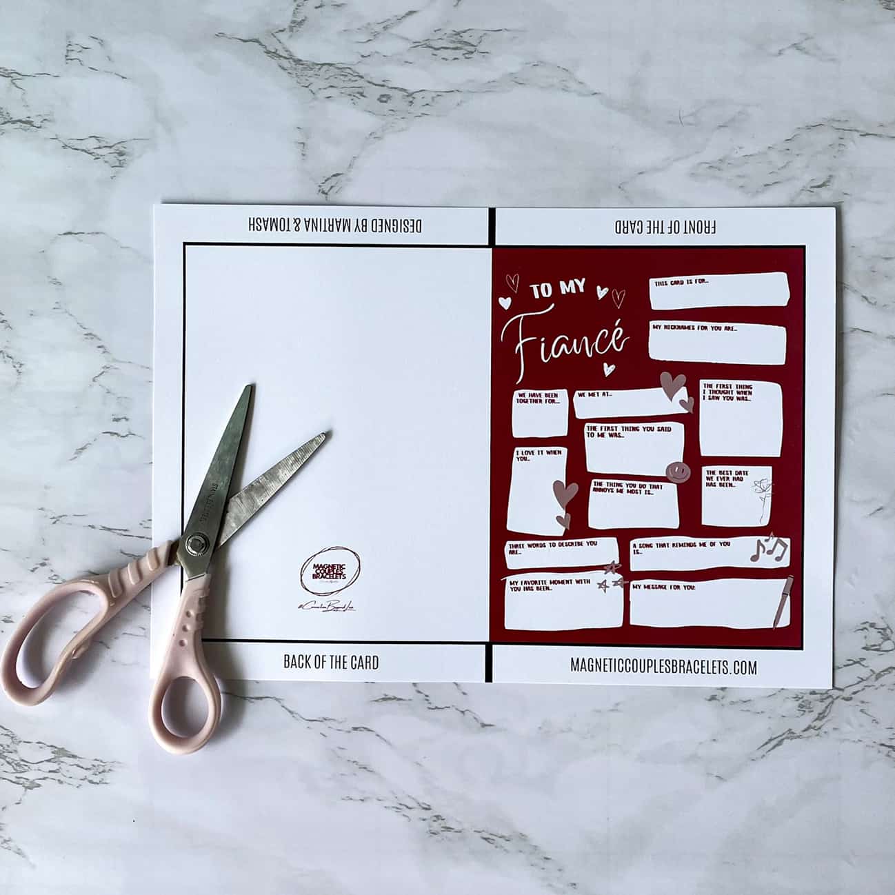 To My Fiancé/The One I Love Card