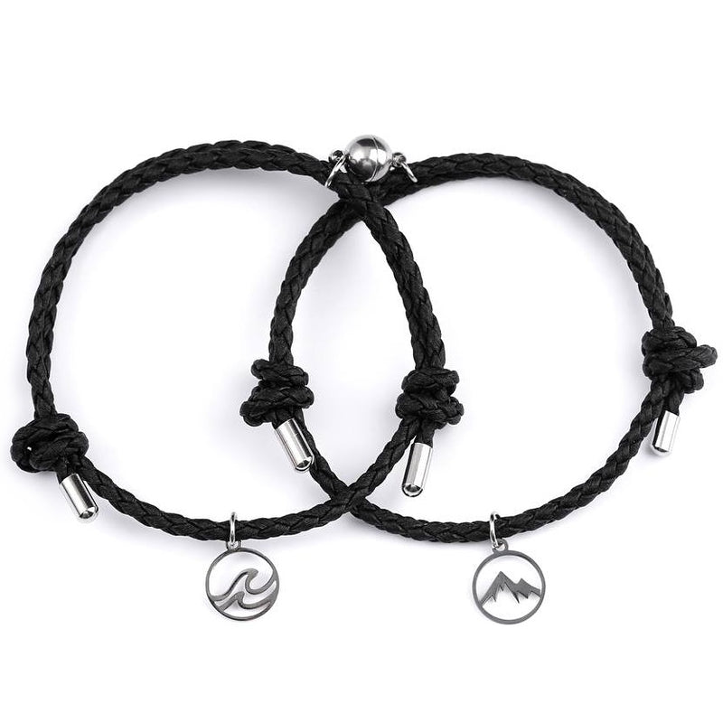 Magnetic Leather Bracelets